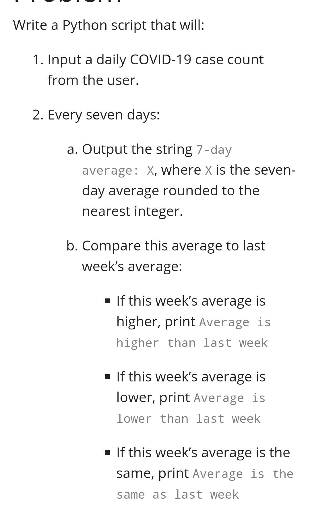 tracking these days is the daily count of new COVID cases in