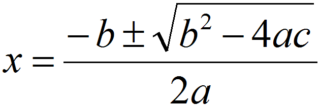 Exercise 3.8 asked you to write a method called quadratic that solves