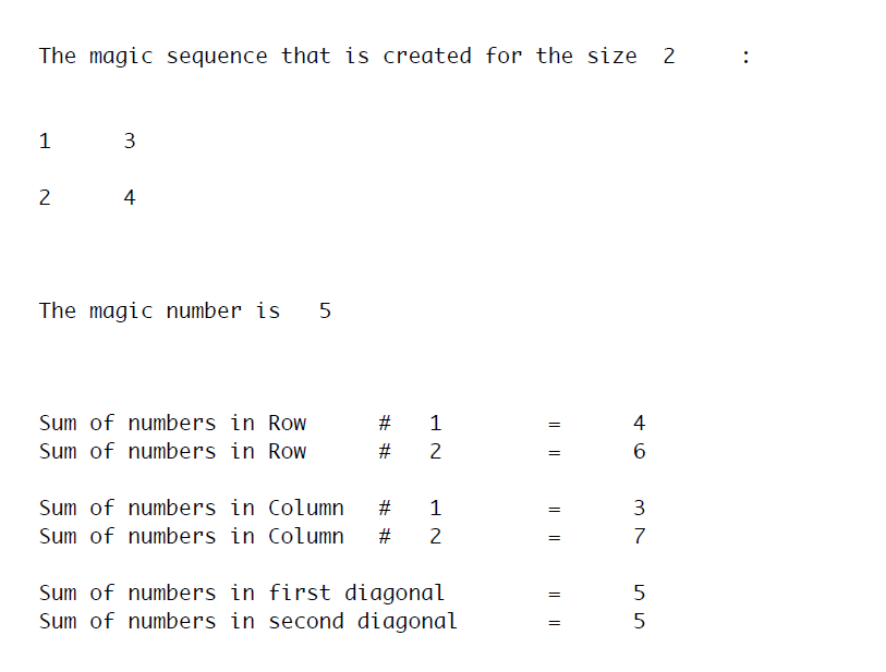 2 and less than or equal to 10. 2. create an array