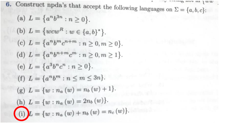 Hello, I need help in solving the highlighted question(i) for my "Theory