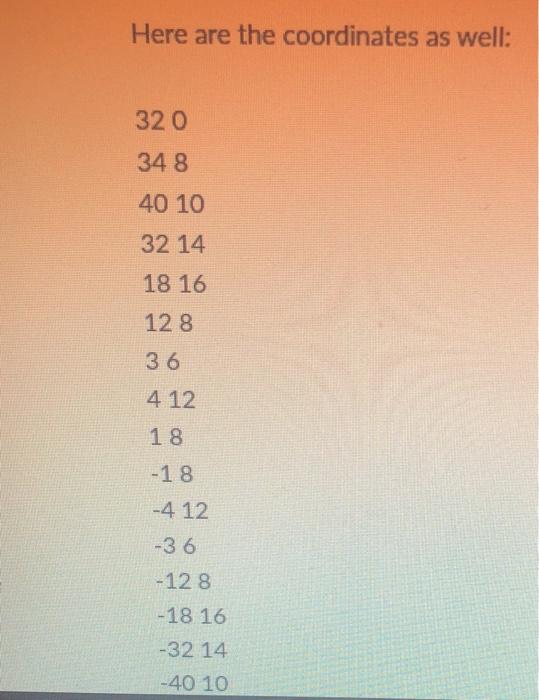 the video write a program that reads the coordinates from the file