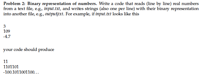  binary representation of a number in python please :) Binary representation