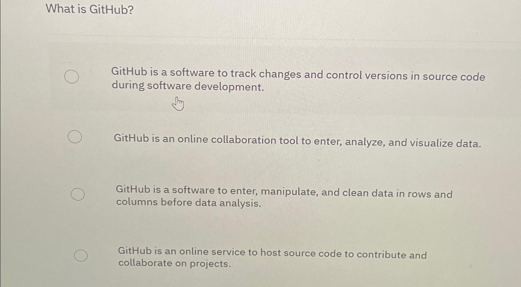  What is GitHub? GitHub is a software to track changes and