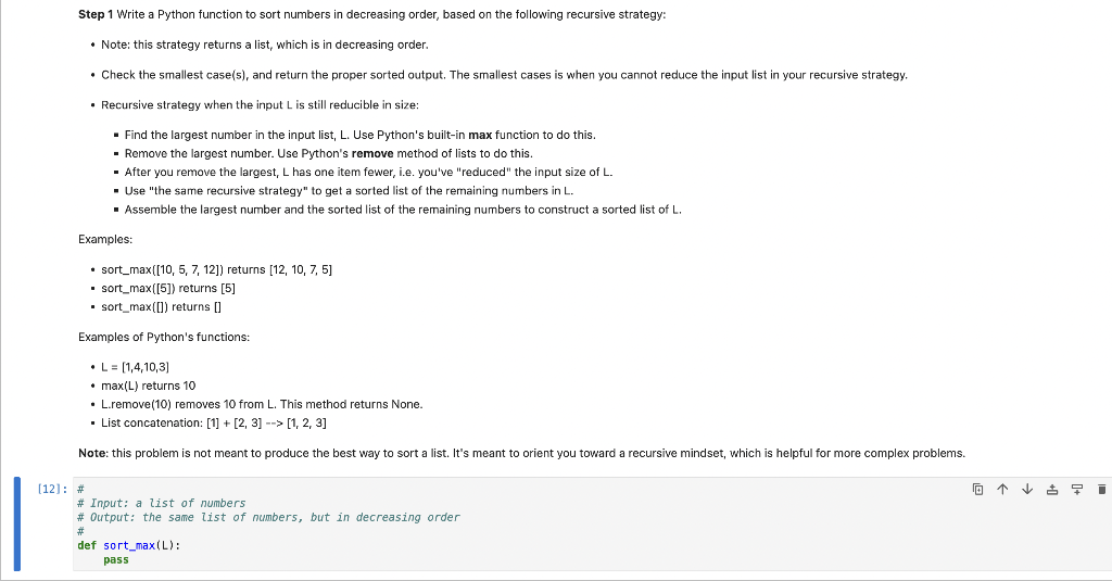Please write in python and please do steps 1 and 2. Thank