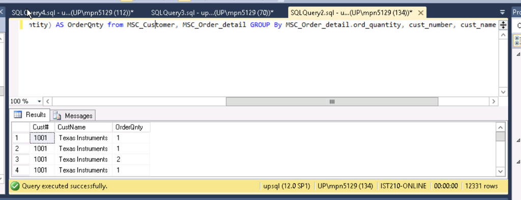 Can someone help with the below SQL question? I feel I was