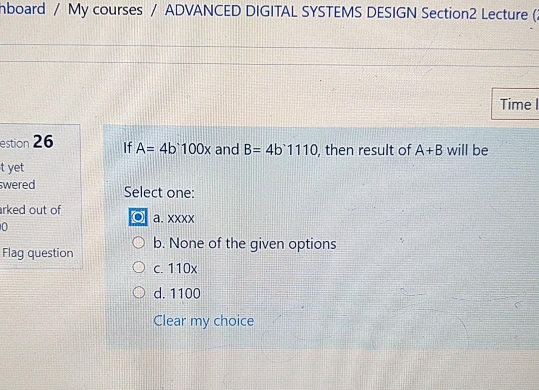 hboard / My courses / ADVANCED DIGITAL SYSTEMS DESIGN Section2 Lecture
