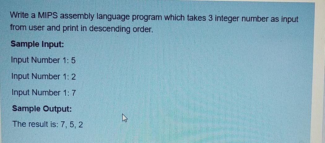  please help mips code assembly language Mars Write a MIPS assembly