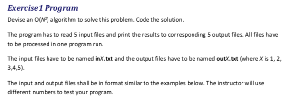 provide me with an output? Problem Description We are given an input