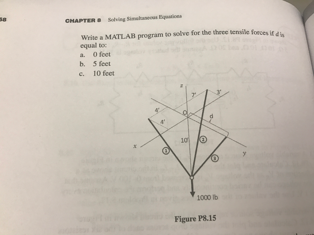  Write a matlab script for a,b,and c 58 CHAPTER 8 Solving