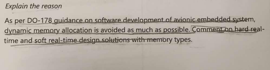  Explain the reason As per DO-178 guidance on software development of