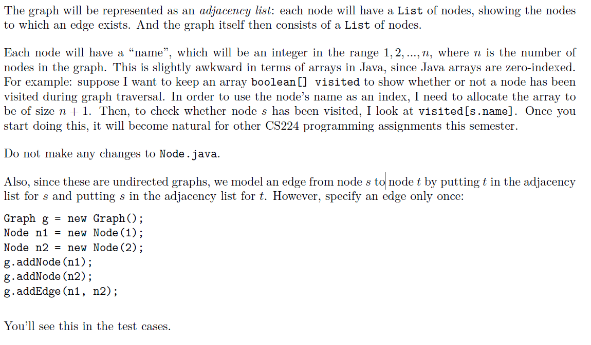 Please code in Java and add comments for my understanding. A Start-up