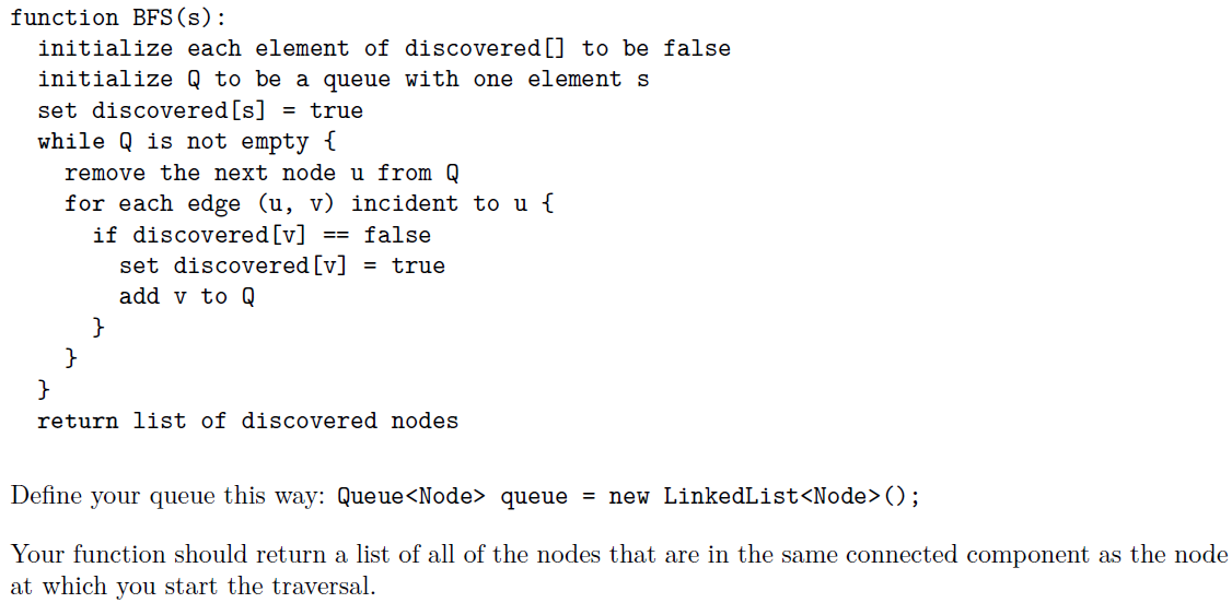 code: -------------------------------------------------------------------------------------------- STARTER CODE BELOW: --------------------------------------------------------------------------------------------------------------------- 1) Graph.java ********************************************************************* import java.util.List; import