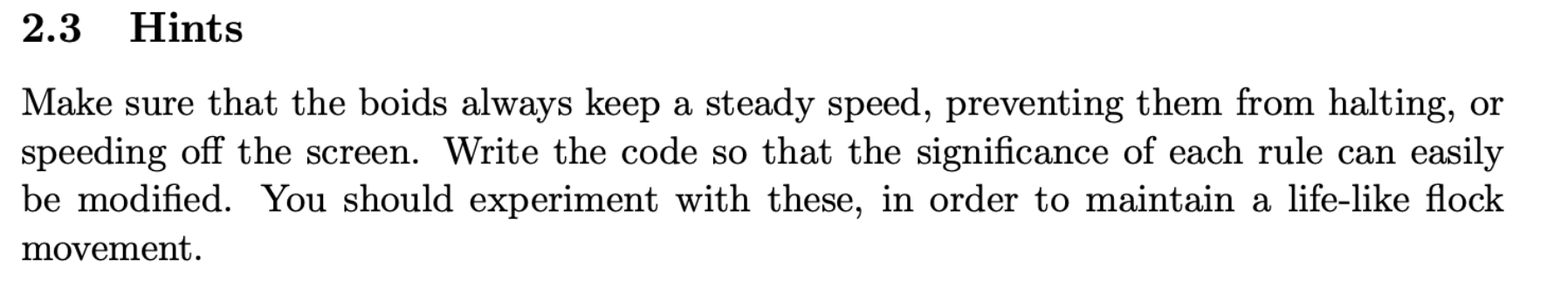 simulator, more specifically a clone of the classic flock simulator boids, originally