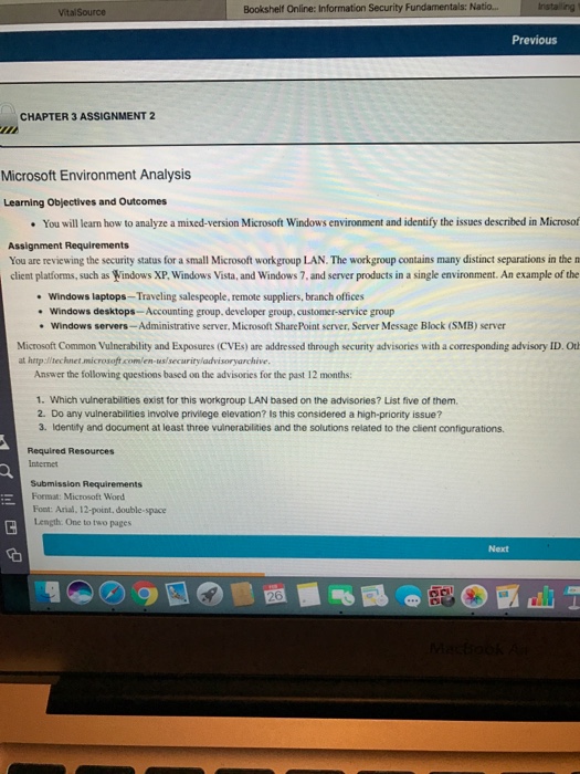 You will learn how to analyze a mixed-version Microsoft Windows environment