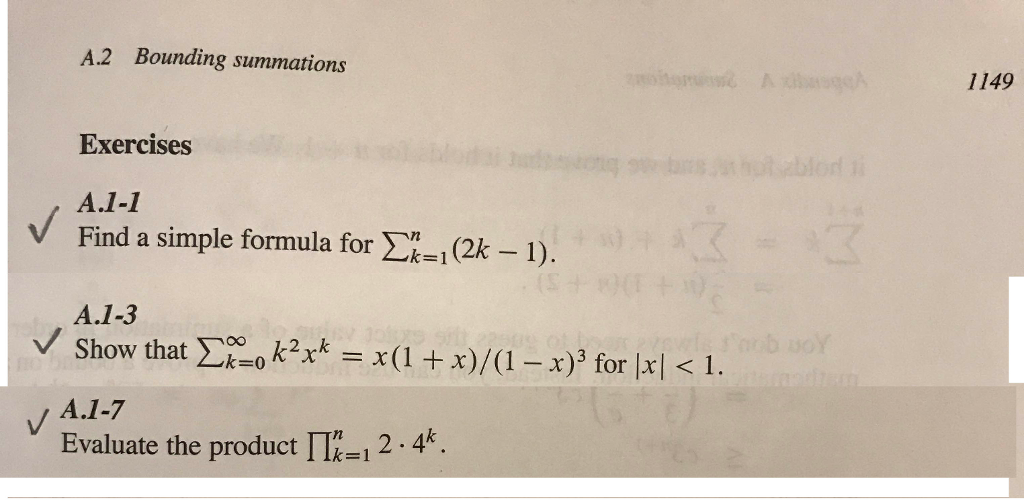 pls with steps and explain ^_^ Find a simple formula for sigma^n_k