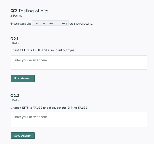 the following questions, produce valid C code in order to modify the