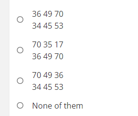 std; int main() { int a(7), j, k, b[] = {36,49,70); a[0]