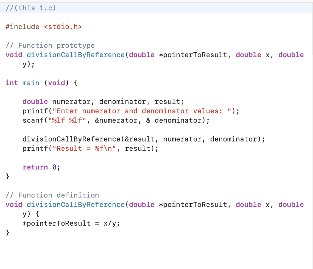 Compile and run the following two programs: 1.c and 1_NULL.c Why