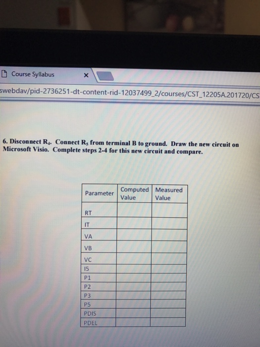 find the measured values of each resistor. Color of Band Measured Resistor