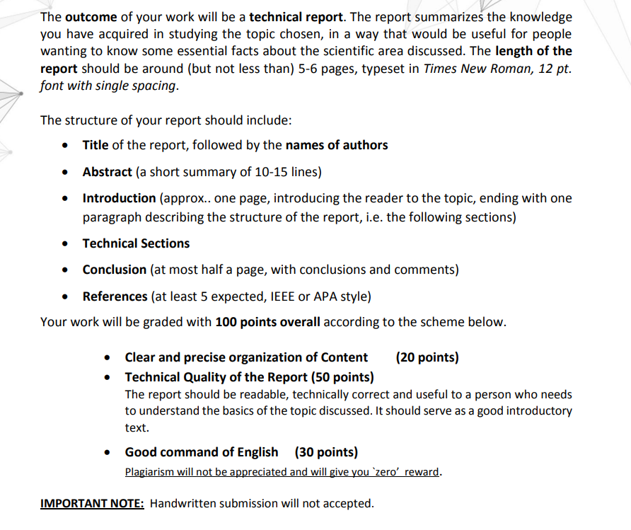 the research-based assignment is to Encourage you to study an advanced area