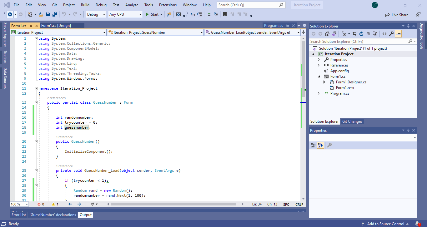 Upon a guess you will determine if the guess is correct, too