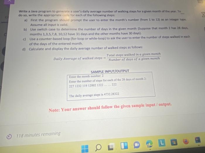 in java help me 8 Write a Java program to generate a
