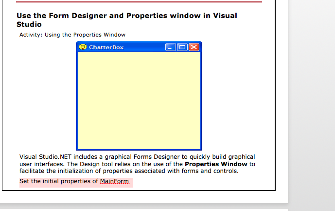 called windowsuI in Solution Lab2 1. From the File menu, choose New
