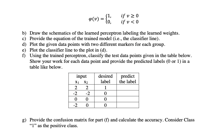 following set of data points: As the above table shows, the data