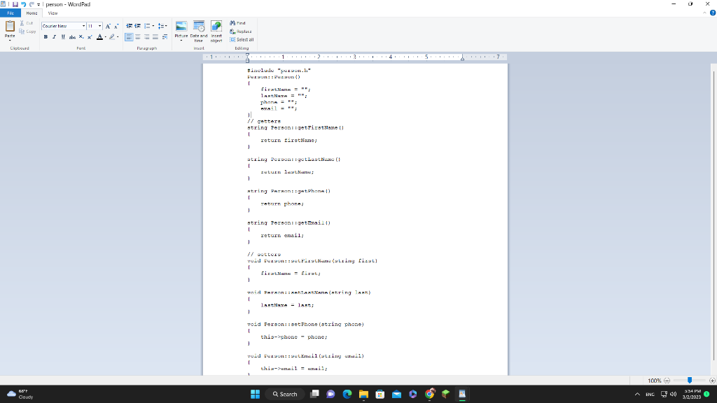 row in the file should be organized like so: firstName lastName phoneNumber