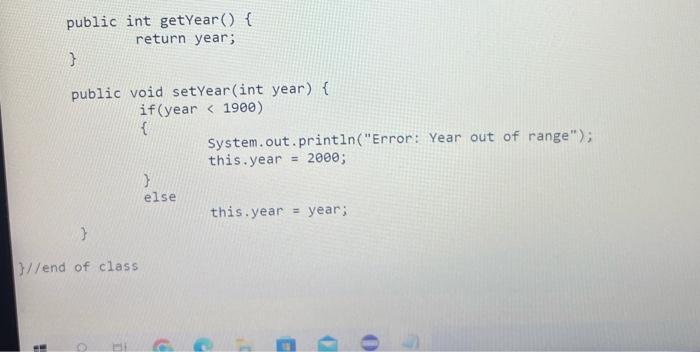 expirationDate. - A second constructor that takes 0 arguments and initializes name