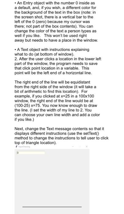 a picture in a Graphic Window, using a revised coordinate system and