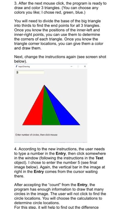 mouse and textbox input. The purpose of this project is to create