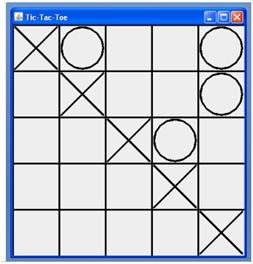 Create an object-oriented (OO) tic-tac-toe game in Java. Use JOptionPanes message, and