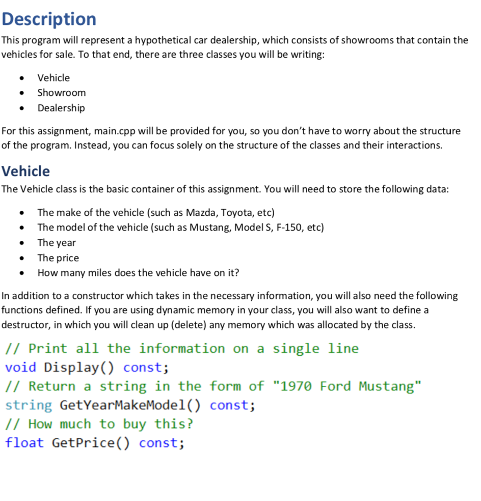 Pleae include both cpp and h files and I would be thankful