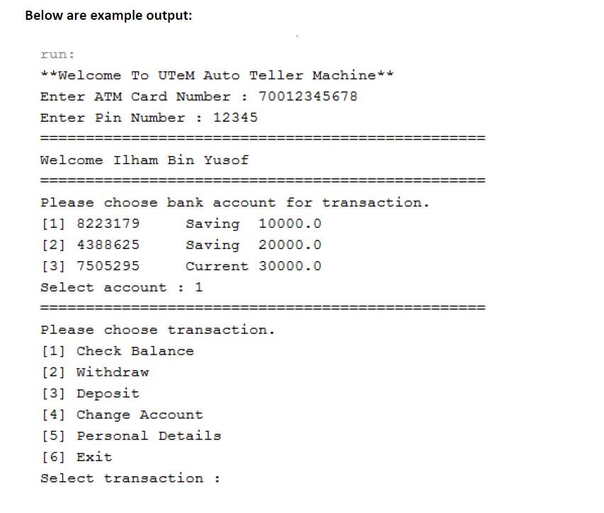 minimum account balance limit of RM20.00 while CurrentAccount has minimum account balance