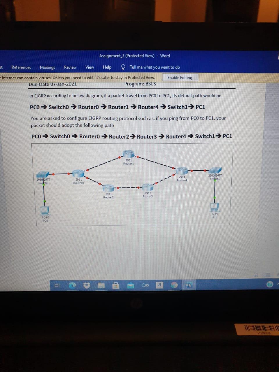  Assignment_3 (Protected View) - Word ut References Mailings Review View Help