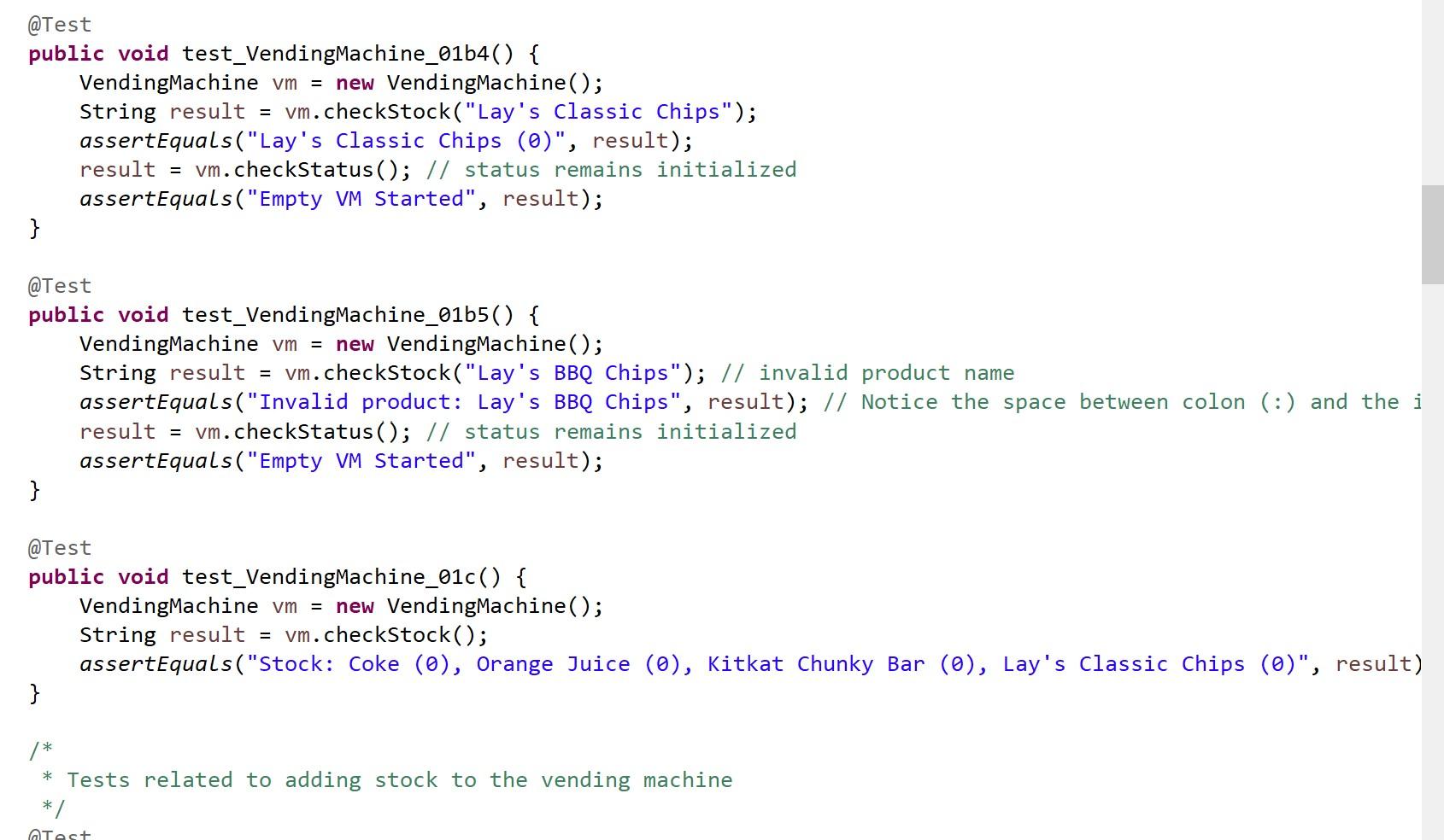 There are four products offerred (attend to the exact spellings): "Coke" "Orange