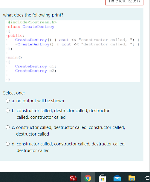 please Send a question quickly. The time left for the question is