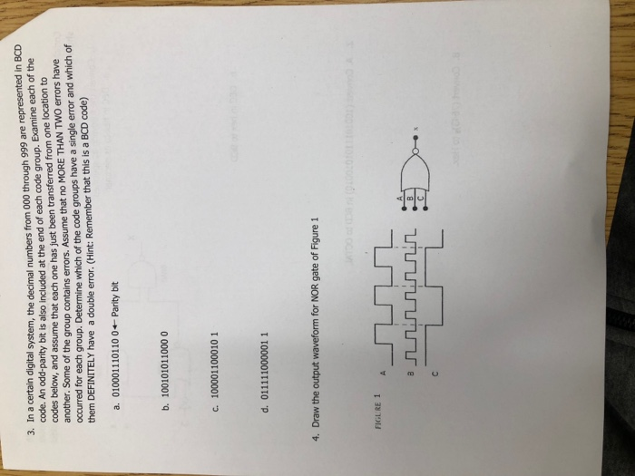  3. In a certain digital system, the decimal numbers from 000