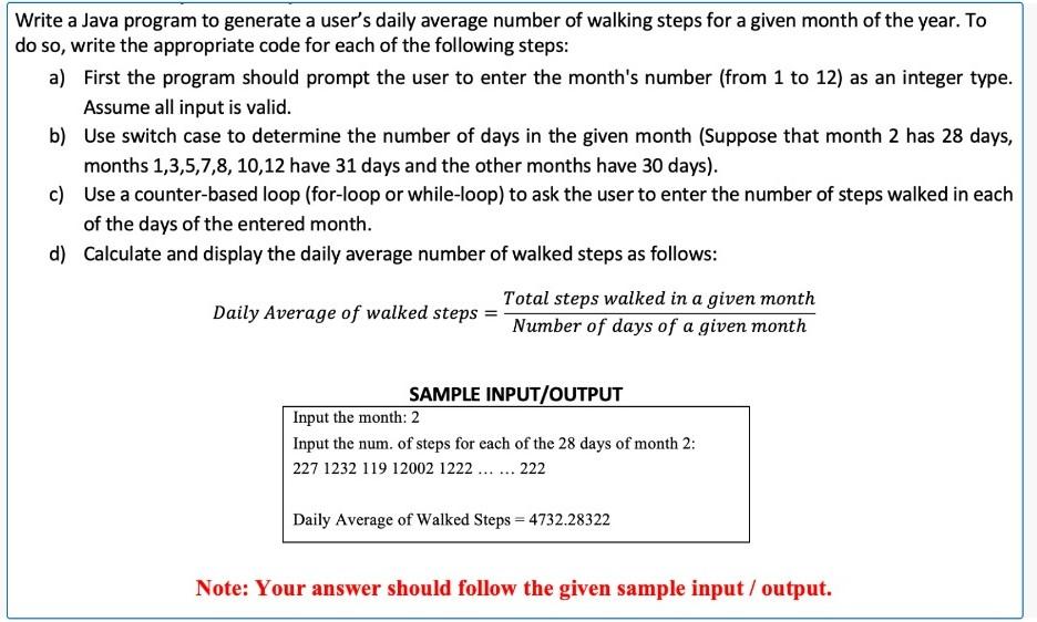  writing a Java program Write a Java program to generate a