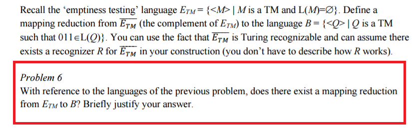  Please post me answer for Problem 6 with reference to the