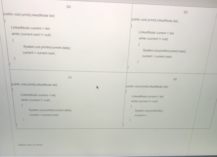 next; LinkedNode(int i) data = i; next = null; A node called