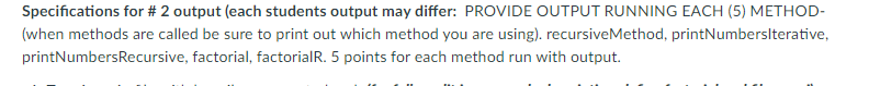 /* name class description define factorial */ public class RecursionBasics {