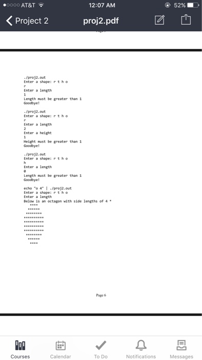 provided in this document and test cases that you create on your