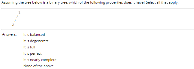 Need help with this com sci questions Assuming the tree below is