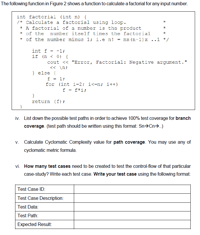  The following function in Figure 2 shows a function to calculate