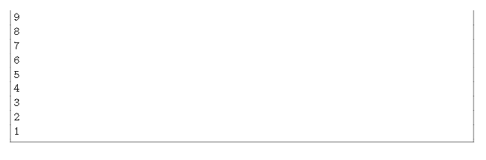 the elements in the array and finally print out the elements in