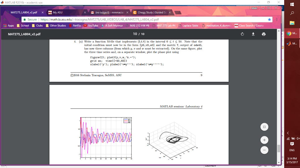 Im having trouble coding a third order ode, ive attatched what i