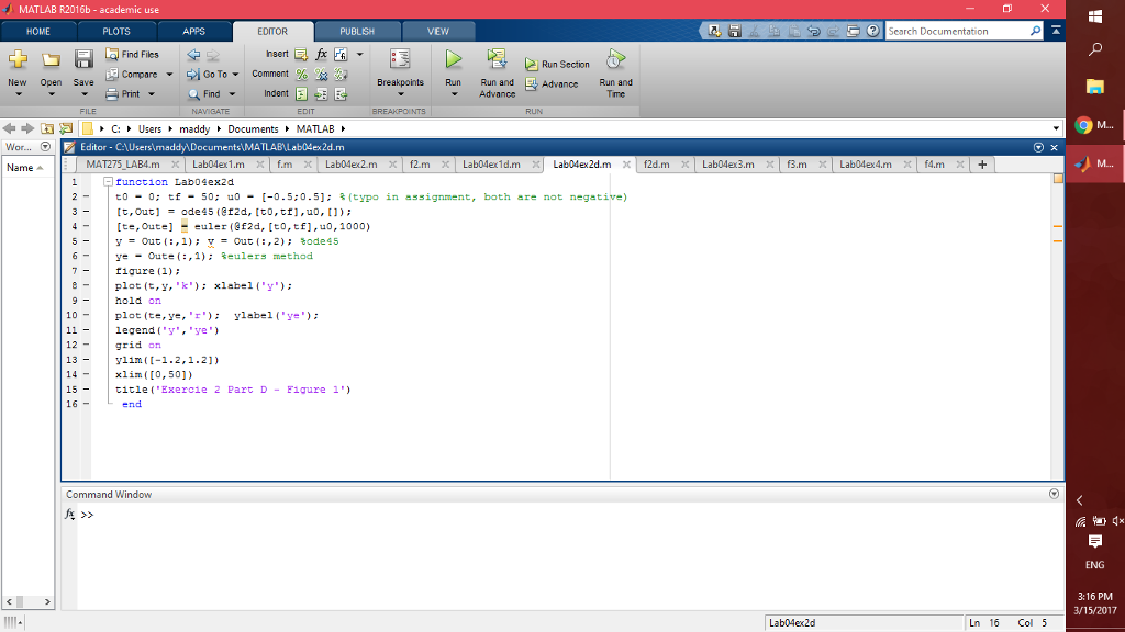 is the previous exercise that it is to build off of: Thank