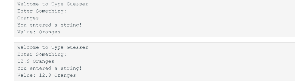 as strings If we try to convert a string to an integer